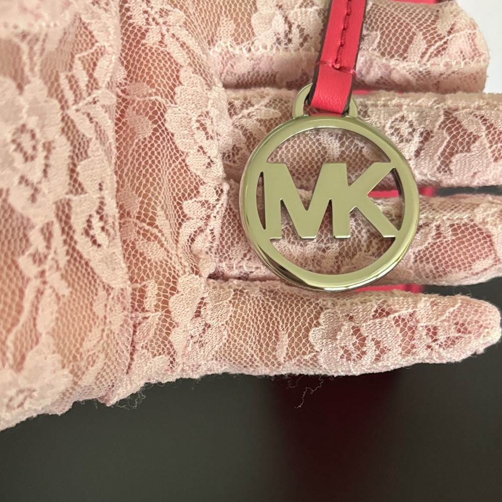 ☀️Michael Michael Kors Jet Set small Travel Crossbody Bag Hibiscus With Dust Bag - Picture 3 of 12